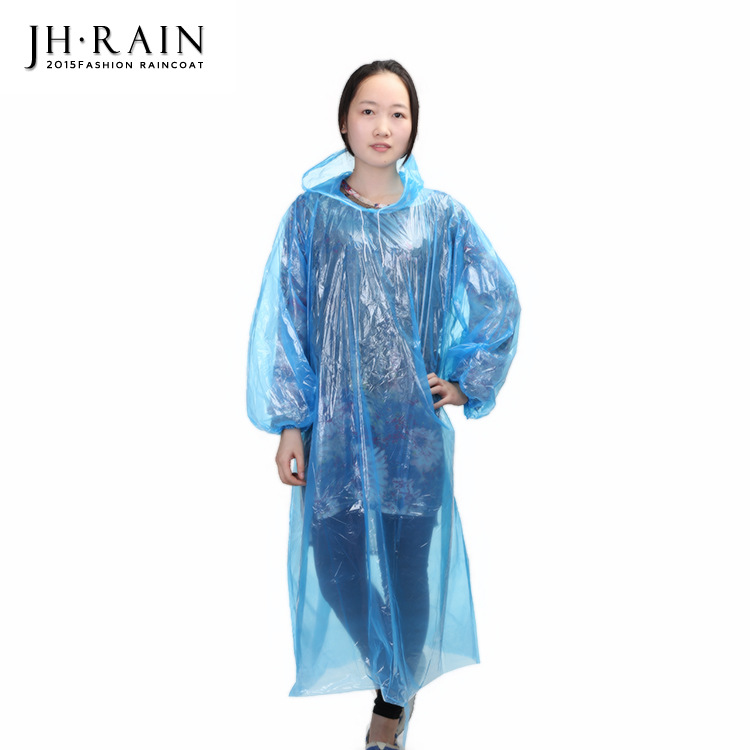C018 戶外旅遊必備一次性輕便雨衣 鬥篷 環保PE套頭雨衣工廠,批發,進口,代購