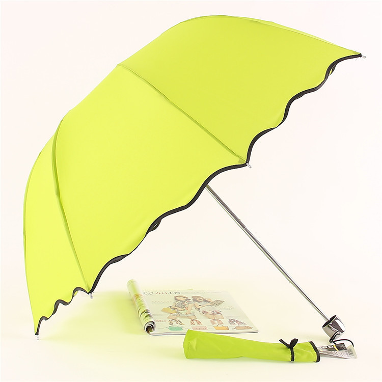 廣告傘 遇水現花傘 防紫外線傘創意雨傘三折晴雨傘批發・進口・工廠・代買・代購