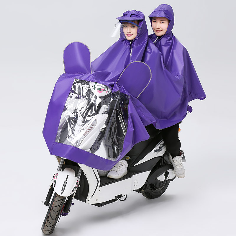 廠傢批發定製  雨翔宋翔摩托車電動車雙人雨披雨衣  頭盔式可調節工廠,批發,進口,代購