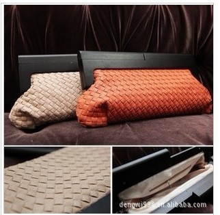 新款韓版手工編織女士手拿包晚宴包編織女包工廠,批發,進口,代購