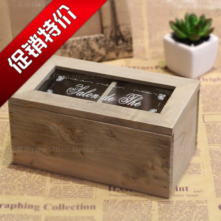 【滿包郵】zakka雜貨 木製茶葉包裝盒 實木復古做舊小木盒 m3587批發・進口・工廠・代買・代購