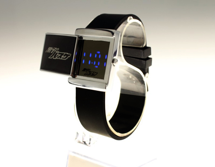 黑子籃球手錶 黑子籃球滑蓋手錶 LED冷屏批發・進口・工廠・代買・代購