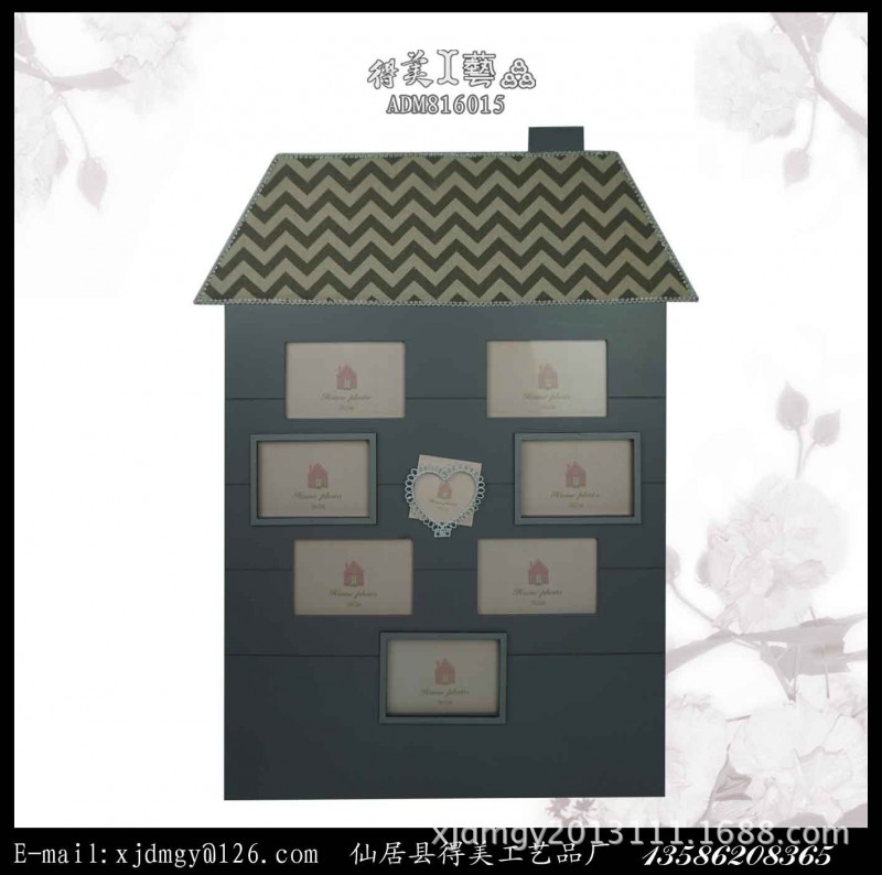 相框 掛件 手工 佈藝 小房子 zakka 創藝 木製工藝品 擺件 木質工廠,批發,進口,代購