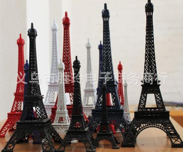 zakka法國巴黎埃菲爾彩色紅白藍鐵塔 擺飾模型拍攝道具批發工藝品批發・進口・工廠・代買・代購