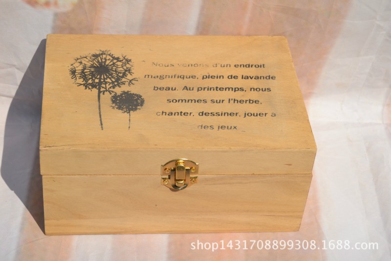 廠傢供應精美創意首飾包裝木盒 zakka禮品收納盒 精致傢居收納批發・進口・工廠・代買・代購