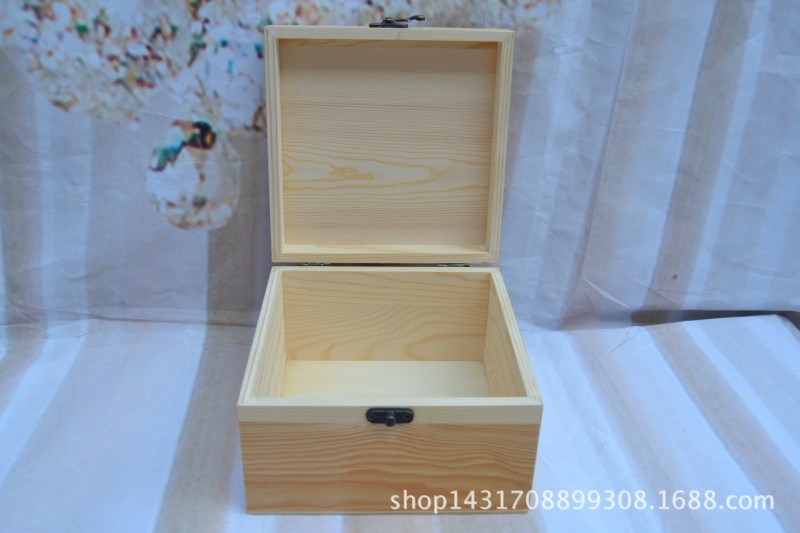 精美zakka翻蓋小木盒 創意首飾盒 特價批發定做收納盒工廠,批發,進口,代購