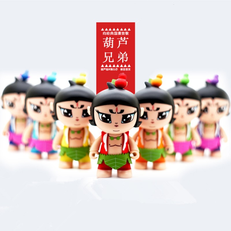 正版官方授權經典國漫金剛葫蘆娃兄弟淘公仔手辦玩偶模型生日禮物工廠,批發,進口,代購