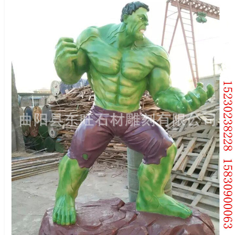 綠巨人英雄聯盟LOL人物雕塑 玻璃鋼彩繪雕塑KTV網吧門口擺件工廠,批發,進口,代購