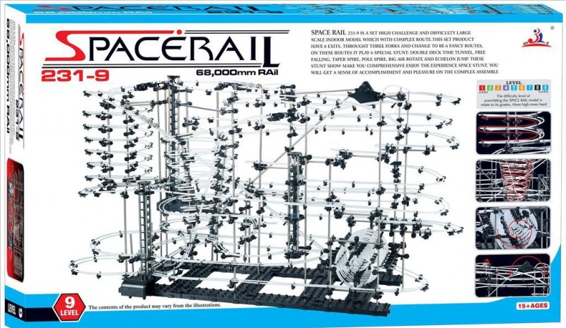 批發風靡美日 益智雲霄飛車九級 SPACERAIL雲宵太空軌道231-9級工廠,批發,進口,代購