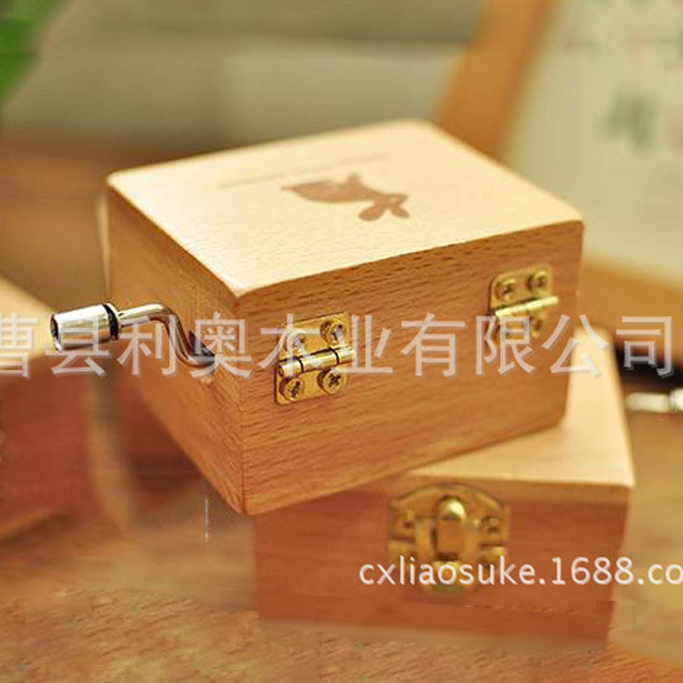 創意禮物結婚生日禮品Zakka高檔木質音樂盒八音 木質手工音樂盒批發・進口・工廠・代買・代購