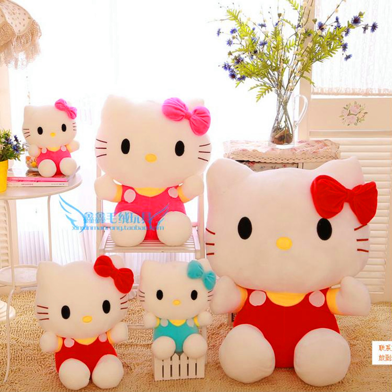 廠傢批發Hello Kitty公仔 凱蒂貓 KT貓毛絨玩具娃娃 情人節禮物工廠,批發,進口,代購