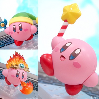 五星動漫 Q版黏土 544# 任天堂遊戲 星之卡比 Kirby換臉公仔擺件工廠,批發,進口,代購