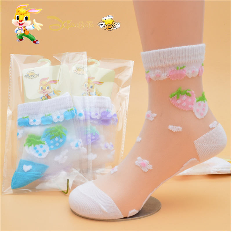 小巴兔兒童絲襪 超薄夏季水晶短襪子 可愛女童冰涼透氣 寶寶絲襪工廠,批發,進口,代購