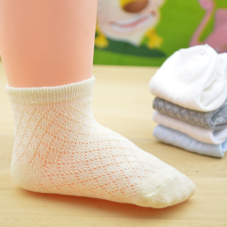 兒童襪子批發 純棉嬰兒襪 寶寶短襪 網眼松口襪 男女寶寶童襪工廠,批發,進口,代購