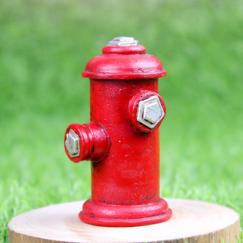 如果 zakka復古情懷消防栓創意傢居飾品拍攝道具樹脂小擺件批發工廠,批發,進口,代購