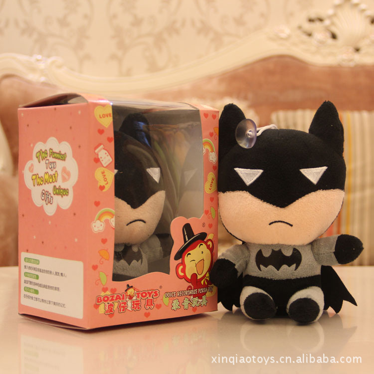 12秒彩盒裝蝙蝠俠玩具 錄音娃娃錄音公仔 廠傢直銷批發・進口・工廠・代買・代購