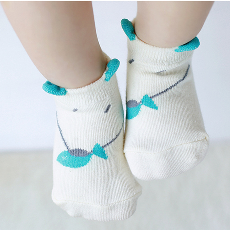 韓版新款兒童襪子 男女童可愛卡通純棉船襪  寶寶防滑地板襪 批發工廠,批發,進口,代購