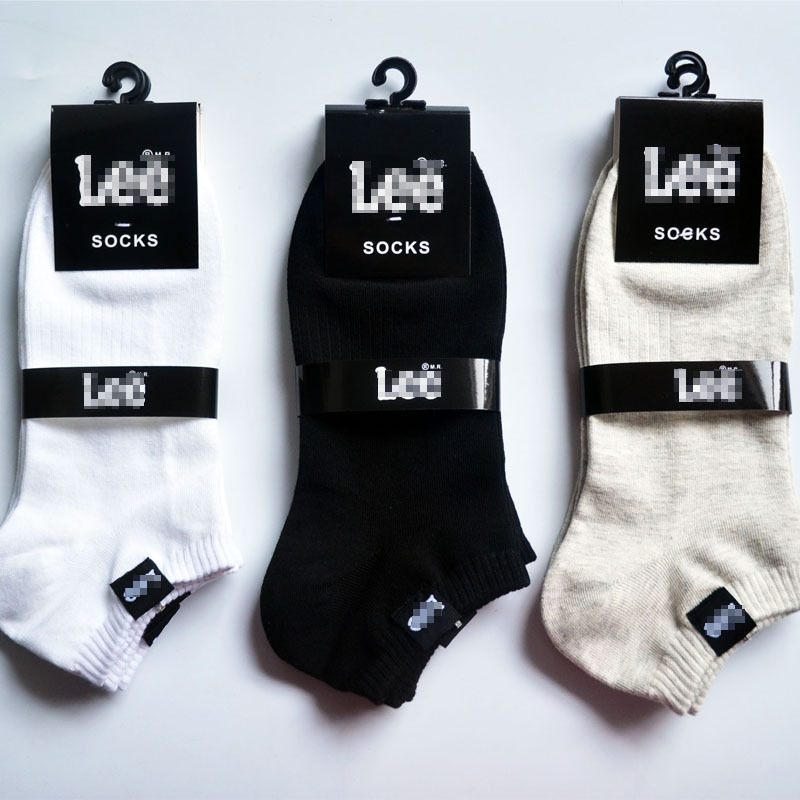 Lee船襪 男士夏季全棉低幫短筒襪薄款防臭運動襪子廠傢批發地攤貨工廠,批發,進口,代購