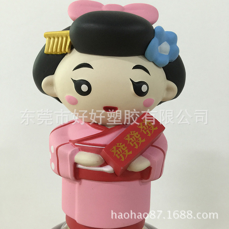 ICTI認證廠傢定製 梅子小姐 PVC 公仔瓶蓋禮品 一款2色工廠,批發,進口,代購
