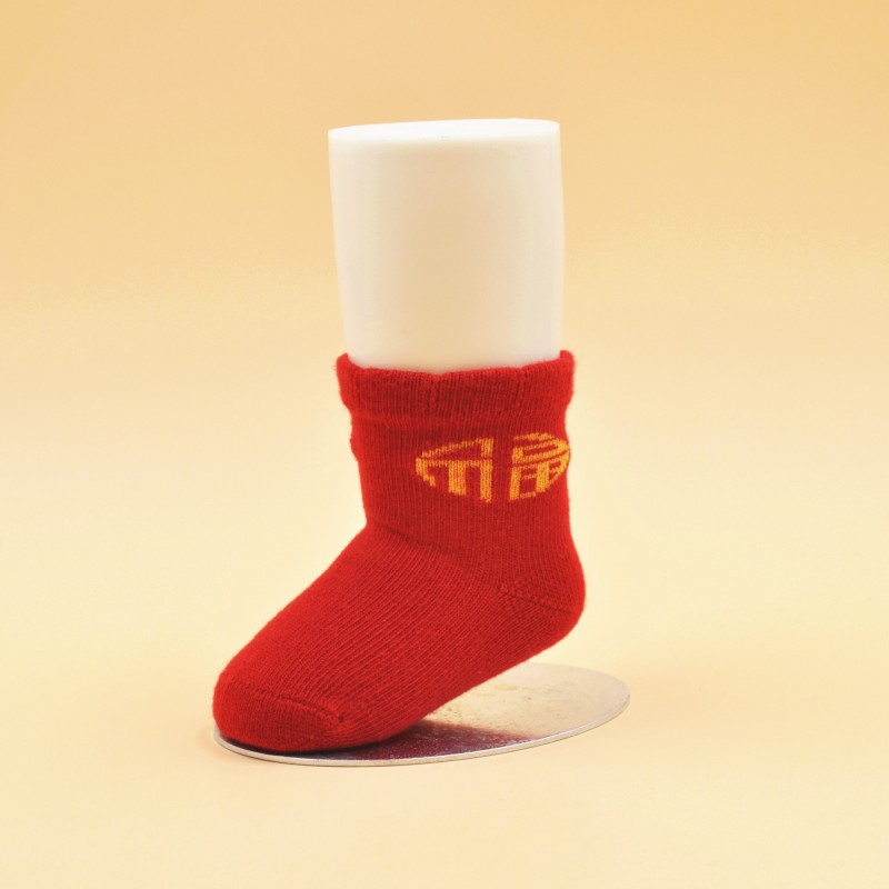 廠傢直銷新年兒童紅襪子  精梳棉兒童本命年襪子 寶寶大紅色襪子工廠,批發,進口,代購