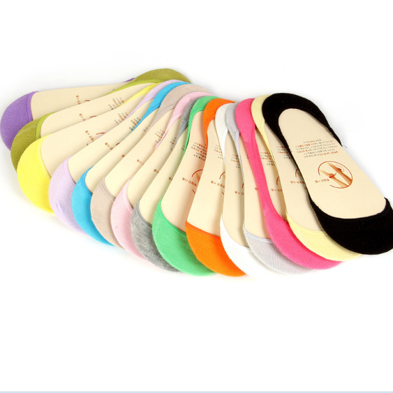 外貿原單韓版女士超級淺口矽膠防滑隱形  糖果色 船襪 一件代發工廠,批發,進口,代購