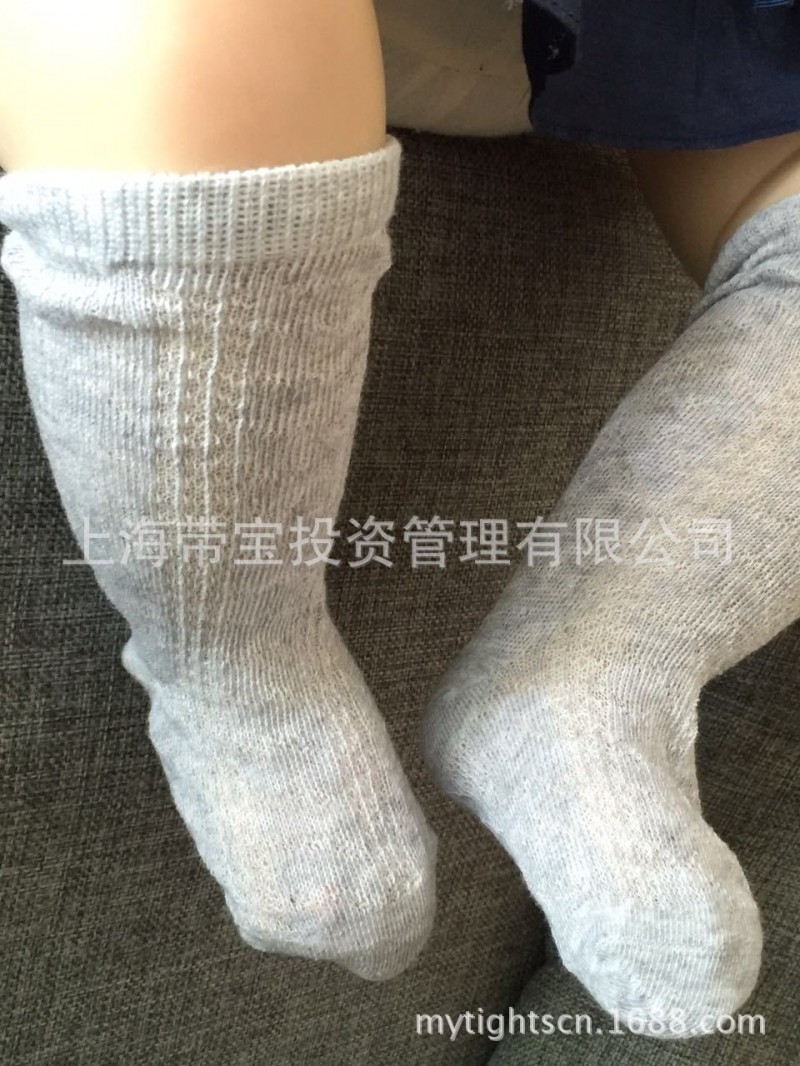 16新款 夏季防蚊蟲超薄全棉鏤空童襪兒童中筒襪 0-5歲工廠,批發,進口,代購