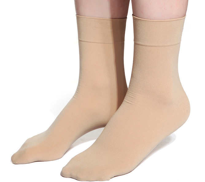 天鵝絨對對純色男女式短款絲襪短襪 40D/70D男女士對對襪 成人襪批發・進口・工廠・代買・代購