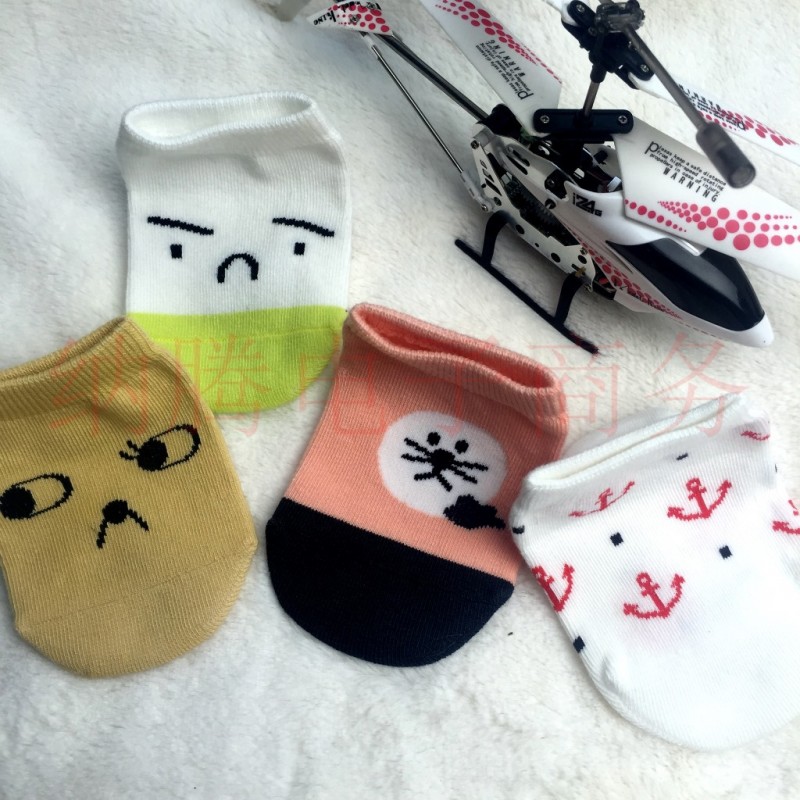 【立體船襪】韓國新款卡通兒童船襪寶寶嬰兒直板立體襪子批發・進口・工廠・代買・代購