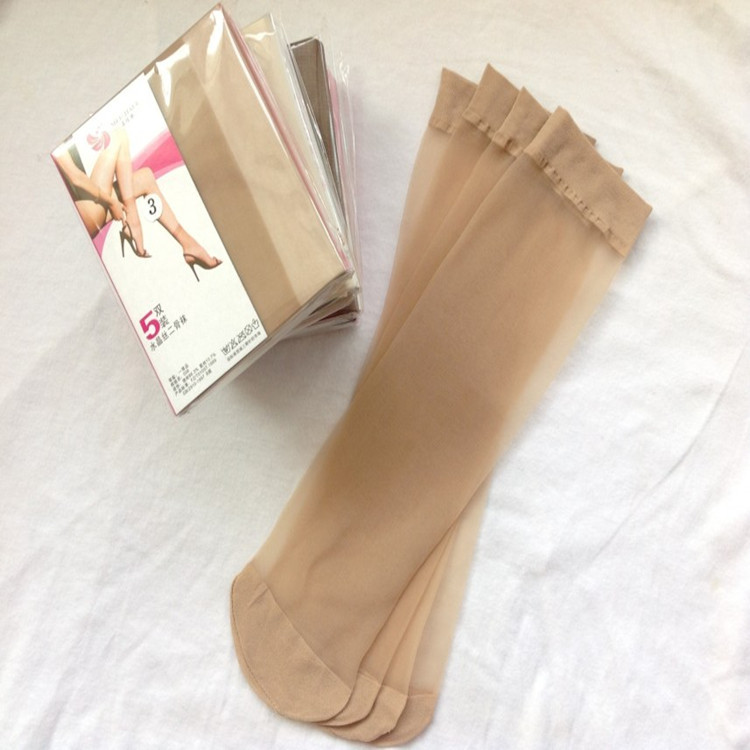 正品5雙裝短絲襪女士超薄水晶絲短襪廠傢批發促銷夏季地攤襪子工廠,批發,進口,代購
