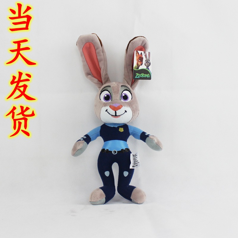 Zootopia瘋狂動物城毛絨玩具 狐貍尼克Nick公仔 朱迪兔Judy工廠,批發,進口,代購