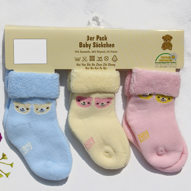 廠傢直銷嬰兒襪子 秋冬加厚兒童寶寶襪子 新生兒純棉松口襪子批發工廠,批發,進口,代購
