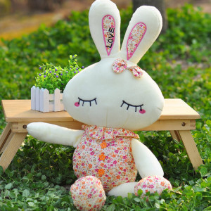 動漫娃娃爆款卡通LOVE兔子 毛絨玩具 公仔娃娃 節日禮物 廠傢直銷批發・進口・工廠・代買・代購