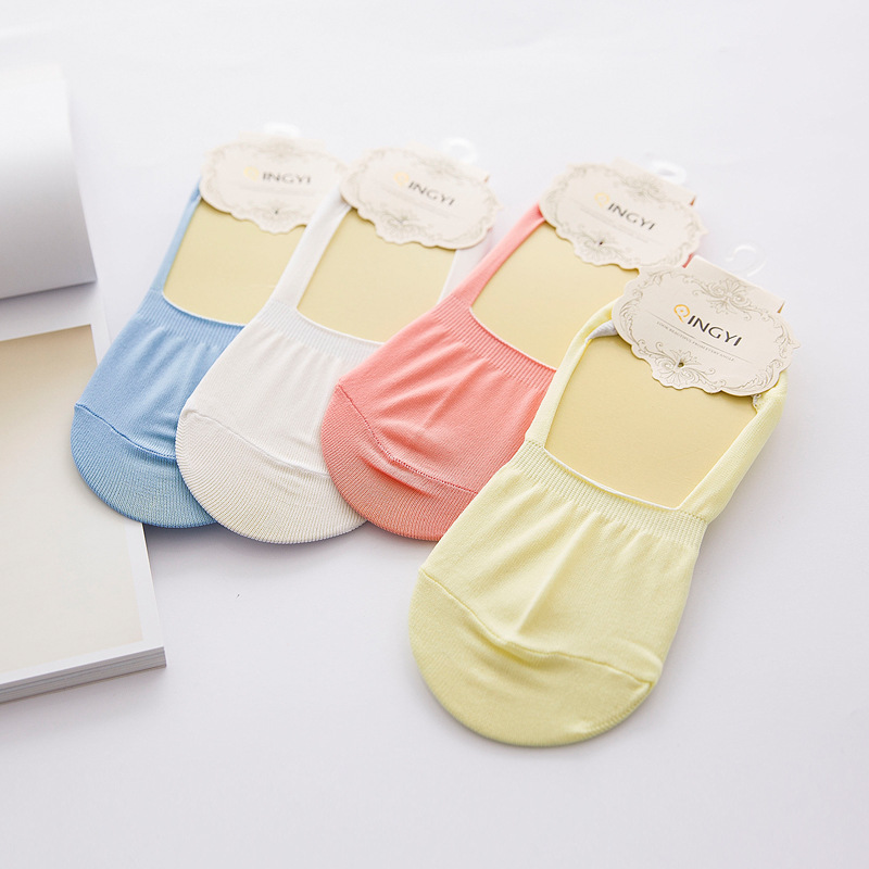 新品 夏季薄襪子 日系 糖果色女士隱形襪 高品質淺口女船襪批發批發・進口・工廠・代買・代購