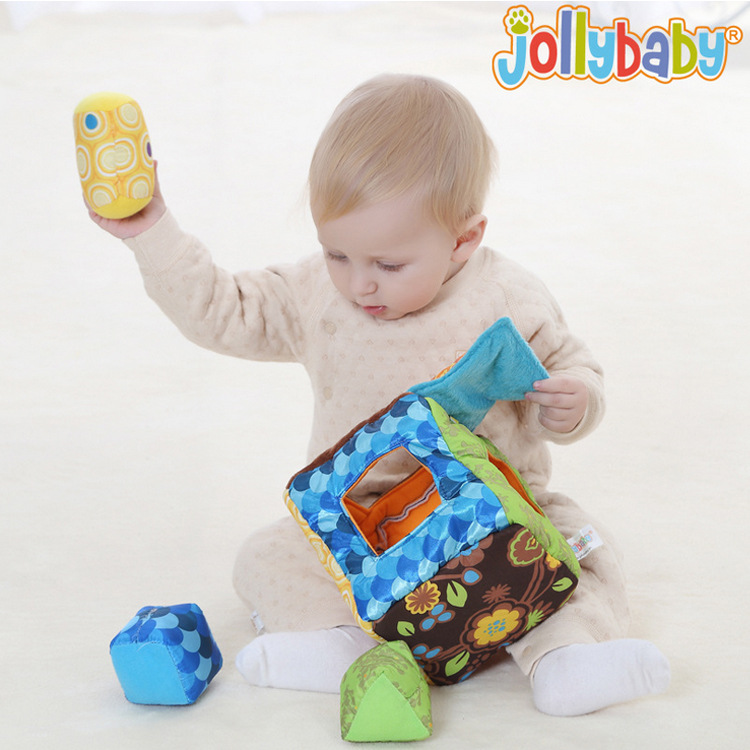 jollybaby 益智佈積木  四方體 四方積木 彩盒包裝工廠,批發,進口,代購