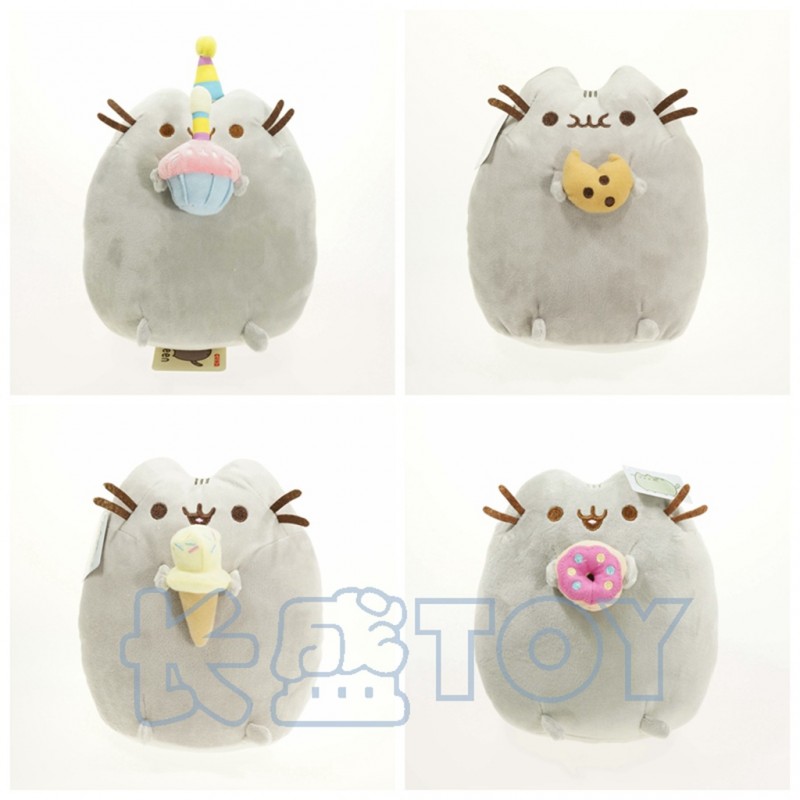 甜甜圈貓 雪糕貓 餅乾貓 pusheen 胖吉貓 公仔 毛絨玩具 貓娃娃工廠,批發,進口,代購