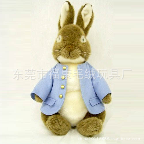 廠傢直銷毛絨彼得兔 定做禮品動漫毛絨公仔 毛絨玩具生肖兔子批發・進口・工廠・代買・代購