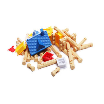貝旺 益智塑料積木玩具傢夢拼搭小屋 木質色分銷代發 溫州小木批發・進口・工廠・代買・代購