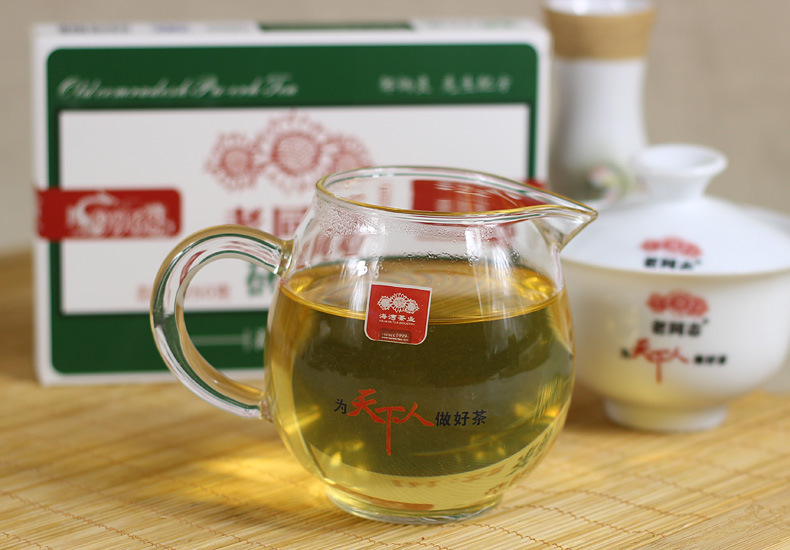 海灣老同志普洱茶生茶 茶磚 141批9968 生態喬木茶工廠,批發,進口,代購