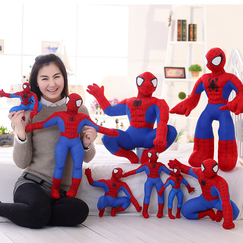 新款蜘蛛俠毛絨玩具玩偶公仔娃娃兒童節禮物批發廠傢直銷可代發批發・進口・工廠・代買・代購