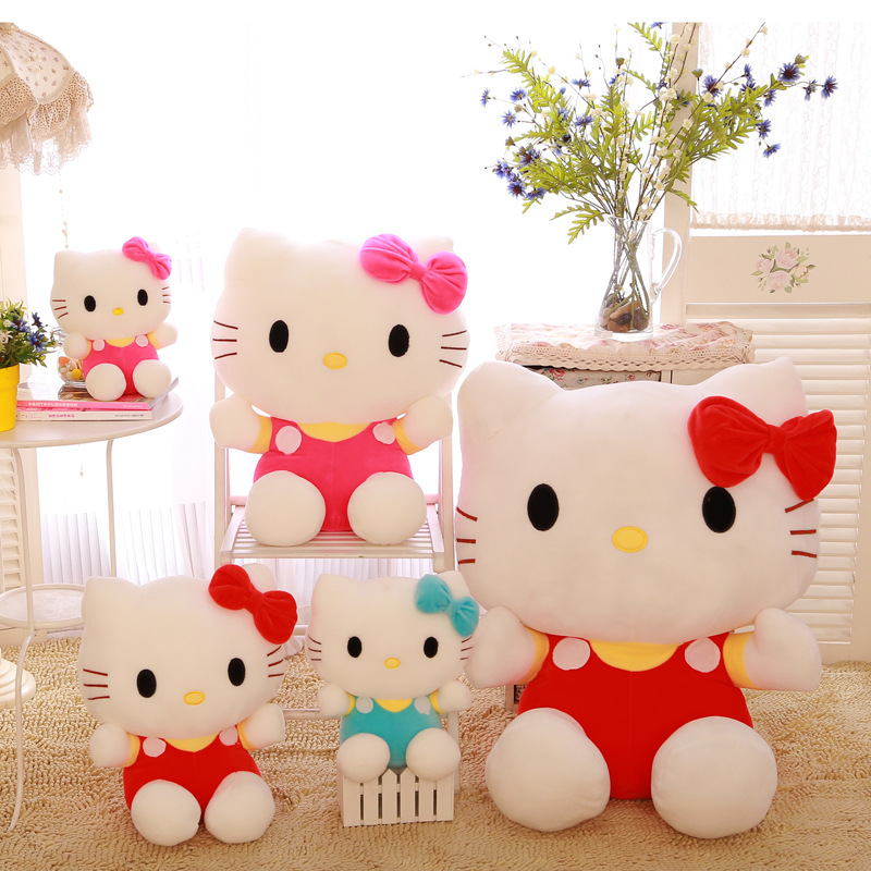 批發hello kitty蝴蝶結KT貓公仔凱蒂貓毛絨玩具大號禮物娃娃代發批發・進口・工廠・代買・代購