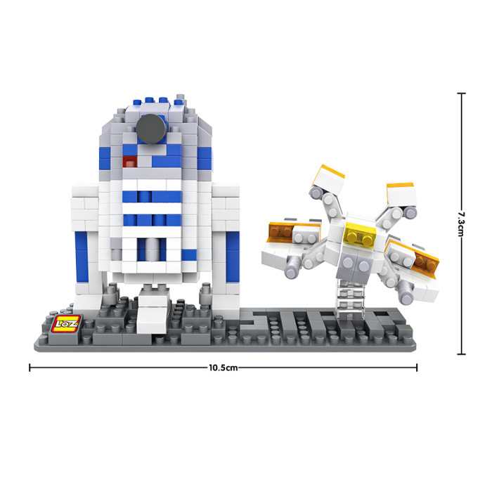 俐智loz鉆石微小顆粒塑料益智拼插裝積木玩具星球大戰 R2D2 9528工廠,批發,進口,代購