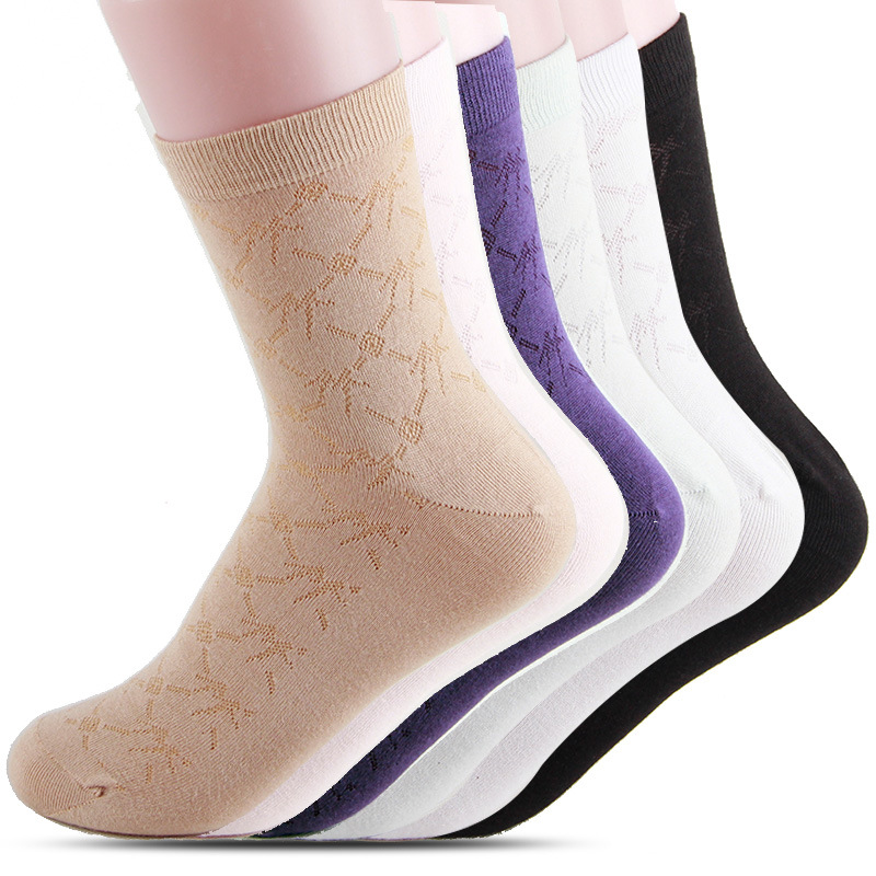 供應正品歐蒂愛高檔竹纖維女士襪子 夏薄襪子 提花透氣抗菌3款批發・進口・工廠・代買・代購