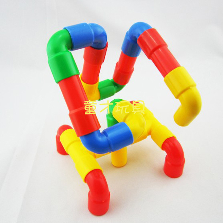【童才】供應最新款塑料益智拼裝玩具 高檔DIY淘氣堡積木（圖）批發・進口・工廠・代買・代購