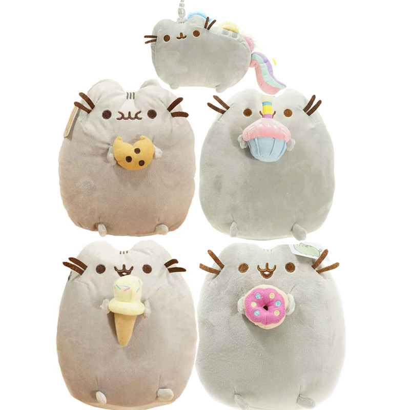 卡通胖吉貓毛絨玩具Pusheen The Cat蛋糕貓毛絨公仔佈偶玩具娃娃工廠,批發,進口,代購