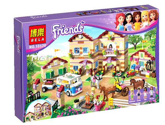 博樂 10170女孩系列friends 兒童益智拼裝積木玩具 馬術夏令營批發・進口・工廠・代買・代購