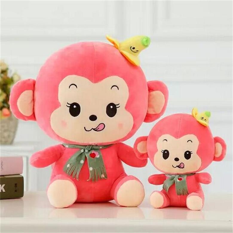 廠傢直銷猴年吉祥物大嘴香蕉猴公仔毛絨玩具可愛佈娃娃批發定做工廠,批發,進口,代購