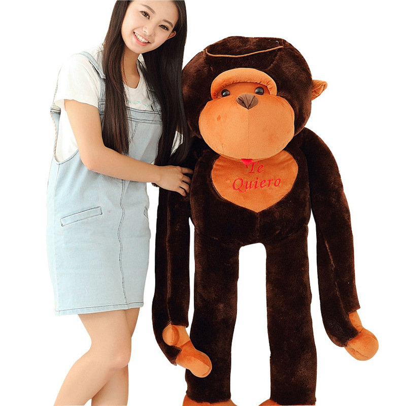 毛絨玩具大黑猩猩新款大號創意毛絨公仔金剛佈娃娃生日禮物工廠,批發,進口,代購