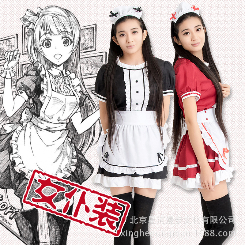 輕音女僕裝 cosplay動漫演出服 女傭裝 餐廳製服 可愛蘿莉cos服工廠,批發,進口,代購