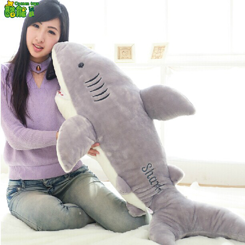 1.2米大號鯊魚公仔抱枕 超大號毛絨玩具娃娃玩偶 創意抱枕 批發工廠,批發,進口,代購