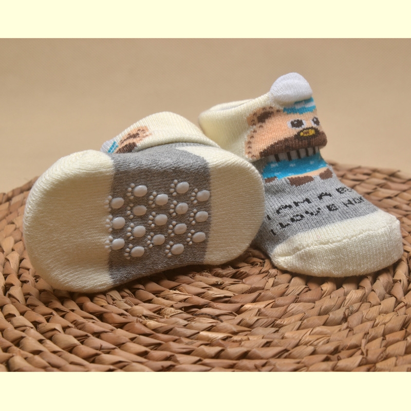 新款兒童防滑襪子 嬰兒腳模襪 立體襪 超可愛卡通動物頭像寶寶襪批發・進口・工廠・代買・代購